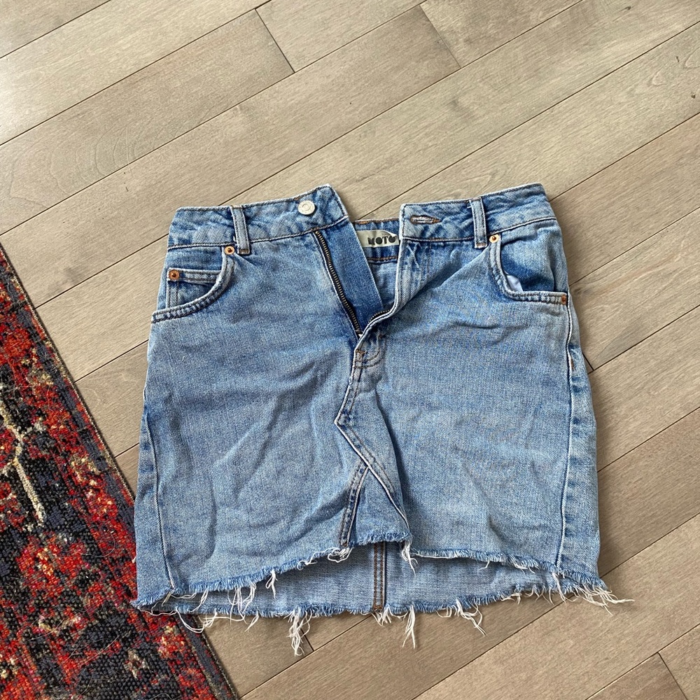 Topshop Denim Skirt